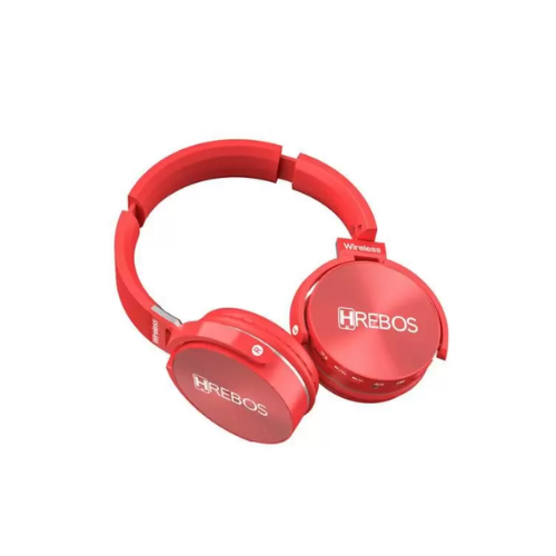 Fone de Ouvido Sem Fio Bluetooth Radio Mp3 da HREBOS HS-95 Vermelho 109160003